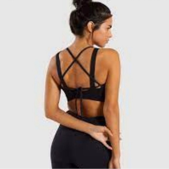 Gymshark True Texture Bralette in Black - Picture 7 of 7